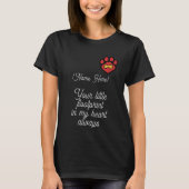 Women's T-Shirt Animal Paw Print (Voorkant)
