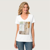 Womens T-Shirt Curtain in the Wind (Voorkant volledig)