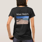 Women's T-Shirt (Nissi Beach, Ayia Napa) (Achterkant)