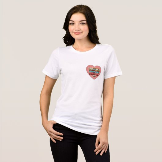 Women's T-shirt with a funny inscription (Voorkant volledig)