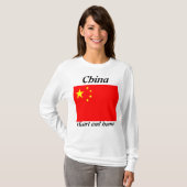 womens t - shirts uit het hart - en thuisland (Voorkant volledig)