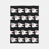 Womens tandheelkundige assistent fleece deken (Voorkant)