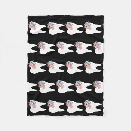 Womens tandheelkundige assistent fleece deken (Voorkant)