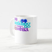 Womens Tea And Puzzling Jigsaw Puzzle Master Koffiemok (Voorkant links)