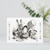 WOMENS TEA DEEL INVITATIE - VLOEISTIJDEN! KAART (Staand voorkant)