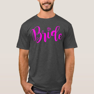 Womens Team Braut Bride to Be Decoration Hen Nigh T-shirt