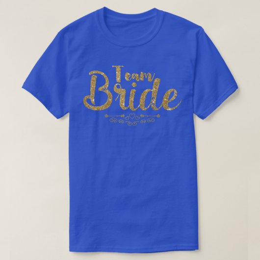 Womens Team Bride Wedding  T-shirt (Design voorkant)