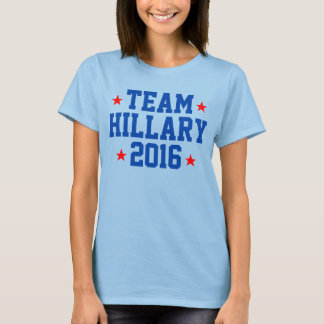 Women's "TEAM HILLARY 2016" Jersey T-shirt