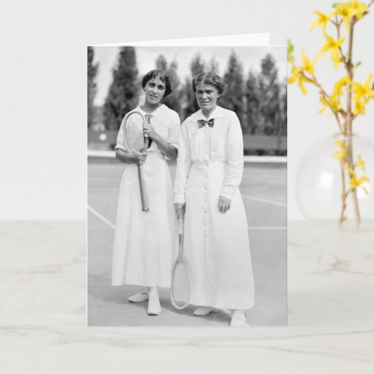 Women's Tennis Champions, 1913 Kaart (Gele Bloem)