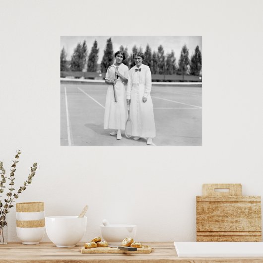 Women's Tennis Champions, 1913 Poster (Keuken)