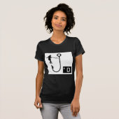 Womens Tennis Hooked T-shirt (Voorkant volledig)