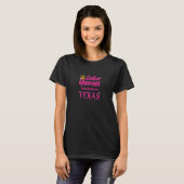 Womens Texas pride Latina koningin 1 T-shirt (Voorkant volledig)