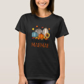 Womens Thankful Grateful Blessed Mae mae Pumpkins T-shirt (Voorkant)