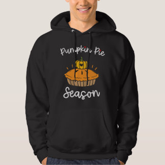 Womens Thanksgiving Motif for Woman - Pumpkin Pie  Hoodie