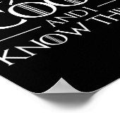 Womens Thats What I Do I Cook And I Know Things Ch Poster (Hoek)