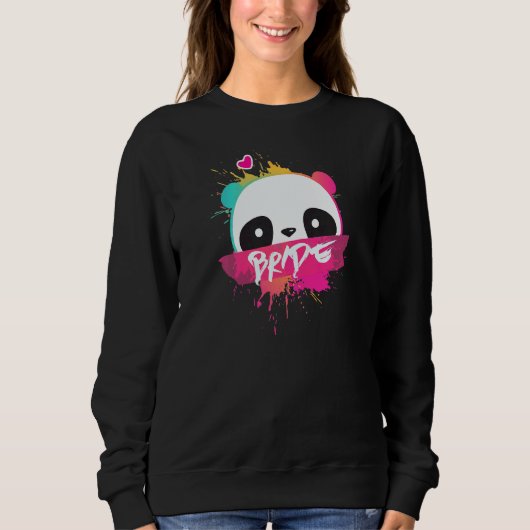 Womens The Bride Women Bachelorette Hen Night Par Trui (Voorkant)