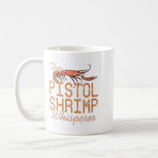 Womens The Stol Shrimp Whisperer Crustacean Humor  Koffiemok (Links)