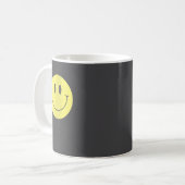 Womens Think Happy Be Happy Smile Face Motivationa Koffiemok (Voorkant links)