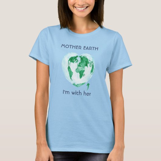Womens Tie Dye Science March Moeder Earth T-Shirt (Voorkant)