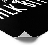 Womens Tiny Person's Milk New Mom Ery Funny Breast Poster (Hoek)