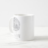 Womens Tis The Season Y Haunted Moon Creepy Hallow Koffiemok (Voorkant links)