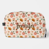 Women's toiletry bag with personalized name toilettasje (Voorkant)