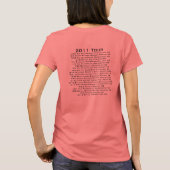 Women's Tour TEE T-shirt (Achterkant)