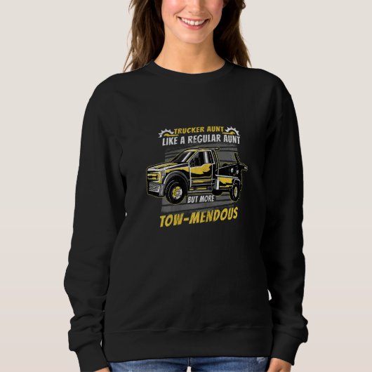 Womens Tow Trucker Aunt Like A Regular Aunt But Mo Trui (Voorkant)