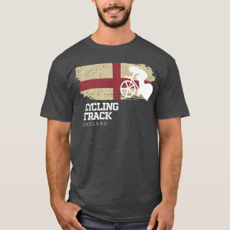 Womens Track Cycling England Road Bike Speed Cycli T-shirt