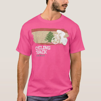 Womens Track Cycling Libanon Road Bike Speed Cycli T-shirt