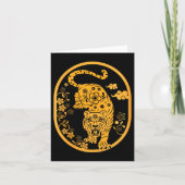 Womens Traditional Art Chinese New Year 2022 Year Kaart (Voorkant)