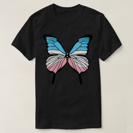 Womens Trans Pride Butterfly Transgender T-shirt (Design voorkant)