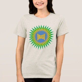 Women's Tri-blend T-Shirt oatmeal SUN BRASIL