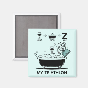 Womens Triathlon Magneet