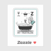 Womens Triathlon Sticker (Vel)