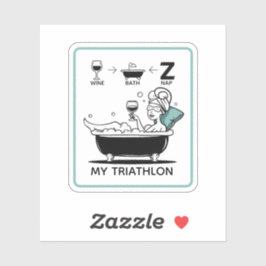 Womens Triathlon Sticker
