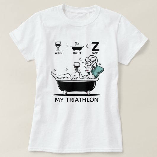 Womens Triathlon T-shirt (Design voorkant)
