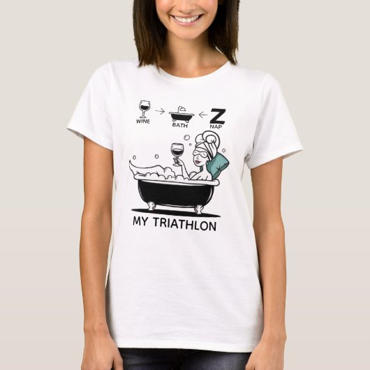 Womens Triathlon T-shirt (Voorkant)