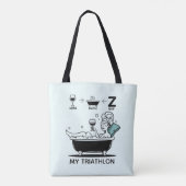Womens Triathlon Tote Bag (Achterkant)