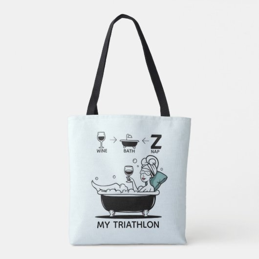 Womens Triathlon Tote Bag (Achterkant)