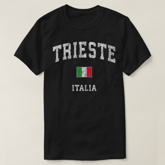 Womens Trieste Italië  sport T-shirt (Design voorkant)