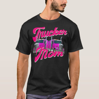 Womens Trucker Mam-vrachtwagen T-shirt