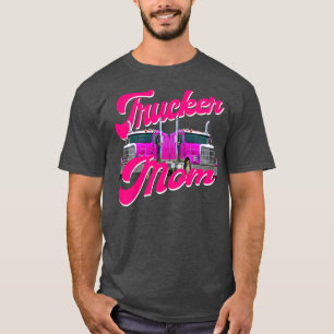 Womens Trucker Mam-vrachtwagen T-shirt