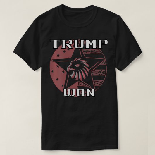 Womens Trump Won VNeck T-shirt (Design voorkant)