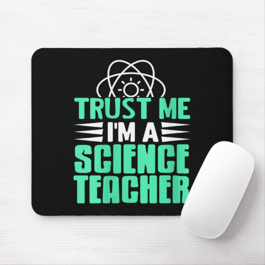 Womens Trust Me I’m Science Teacher With Stem Supe Muismat (Met muis)