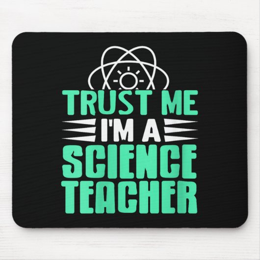 Womens Trust Me I’m Science Teacher With Stem Supe Muismat (Voorkant)