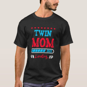 Womens twee keer in moeder twee keer in moeder om t-shirt