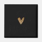 Womens Twin Mama Mothers Day Funny Leopard New Mom Magneet (Voorkant)