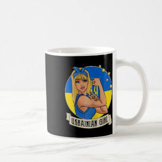 Womens Ukrainian Girl Ukraine Flag Merchandise Ukr Koffiemok
