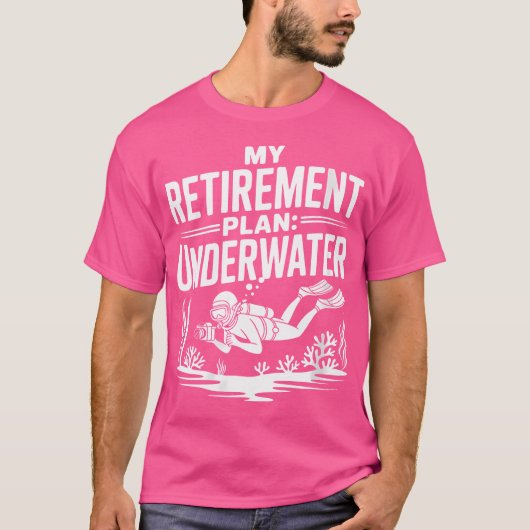 Womens Underwater Photographer Men Diver Photograp T-shirt (Voorkant)